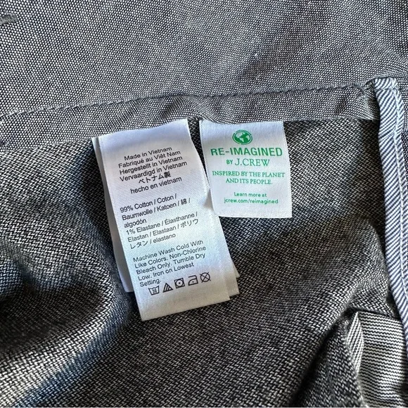 Men’s J.Crew 484 Slim Dress Slacks Pants Size 34x32 JCrew - Picture 8 of 9